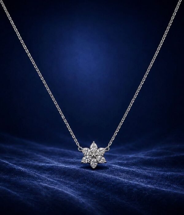 floral spark necklace