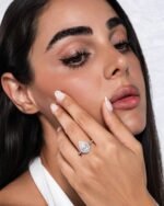 Teardrop Solitaire Ring - Image 2