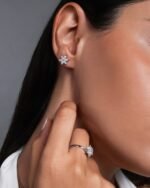 Floral Spark Large Earrings
