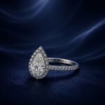 Teardrop Solitaire Ring